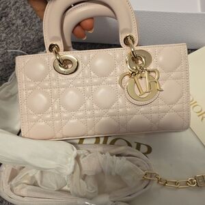 Dior Pink Quilted Handbag